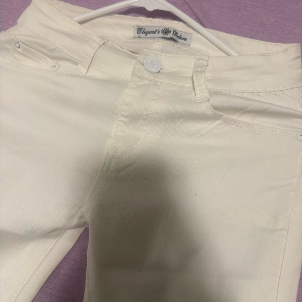 Women's Skinny Jeans - Cream